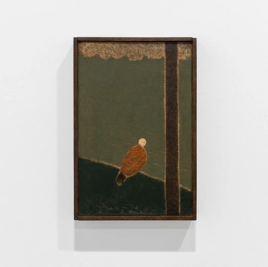 John Joseph Mitchell, Gadwall Beside a Pond, 2024. Courtesy of the Artist and Ingleby,
Edinburgh
Photograph by Michael Lopez