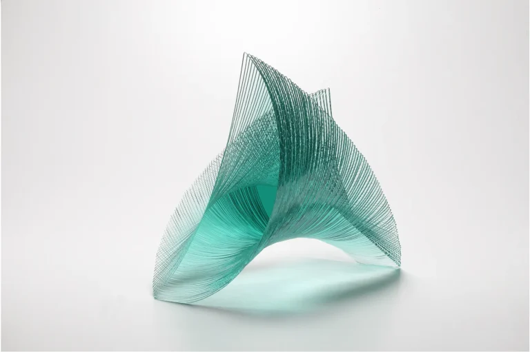 Niyoko Ikuta Ku-143 (Free Essence-143) 2020, Cut, laminated sheet glass