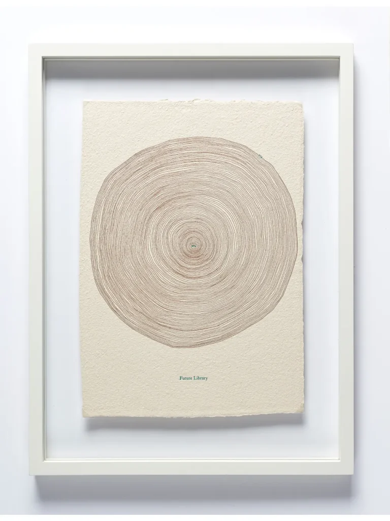 Katie Paterson Future Library Certifcate, 2014-2114. Image Courtesy of the Artist and The Future Library Trust. Photograph by Einar Aslaksen.