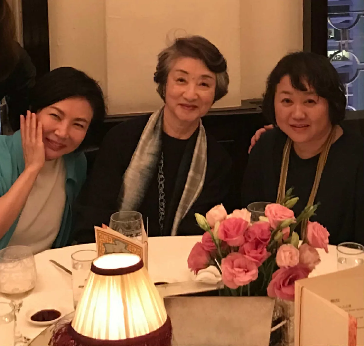Dinner with Yoshiko Mori and Chiharu Shiota