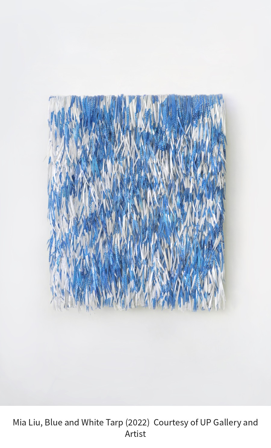 UP-GallerBlue-and-White-Tarp-2022Mia-Liu-ILFORD-smooth-gloss-photographic-paper-on-Aluminium-Dibond-H83x-W66-x-D13-cm_cap