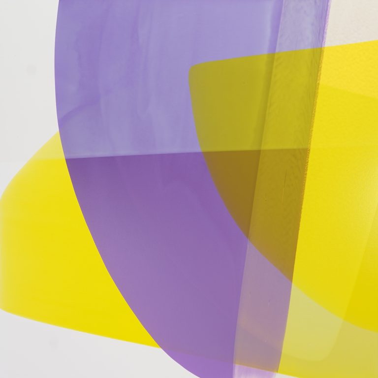 中島 麦 Mugi Nakajima《DIVING 2026 S40-07》(2026)
100×100×5cm Acrylic on canvas
