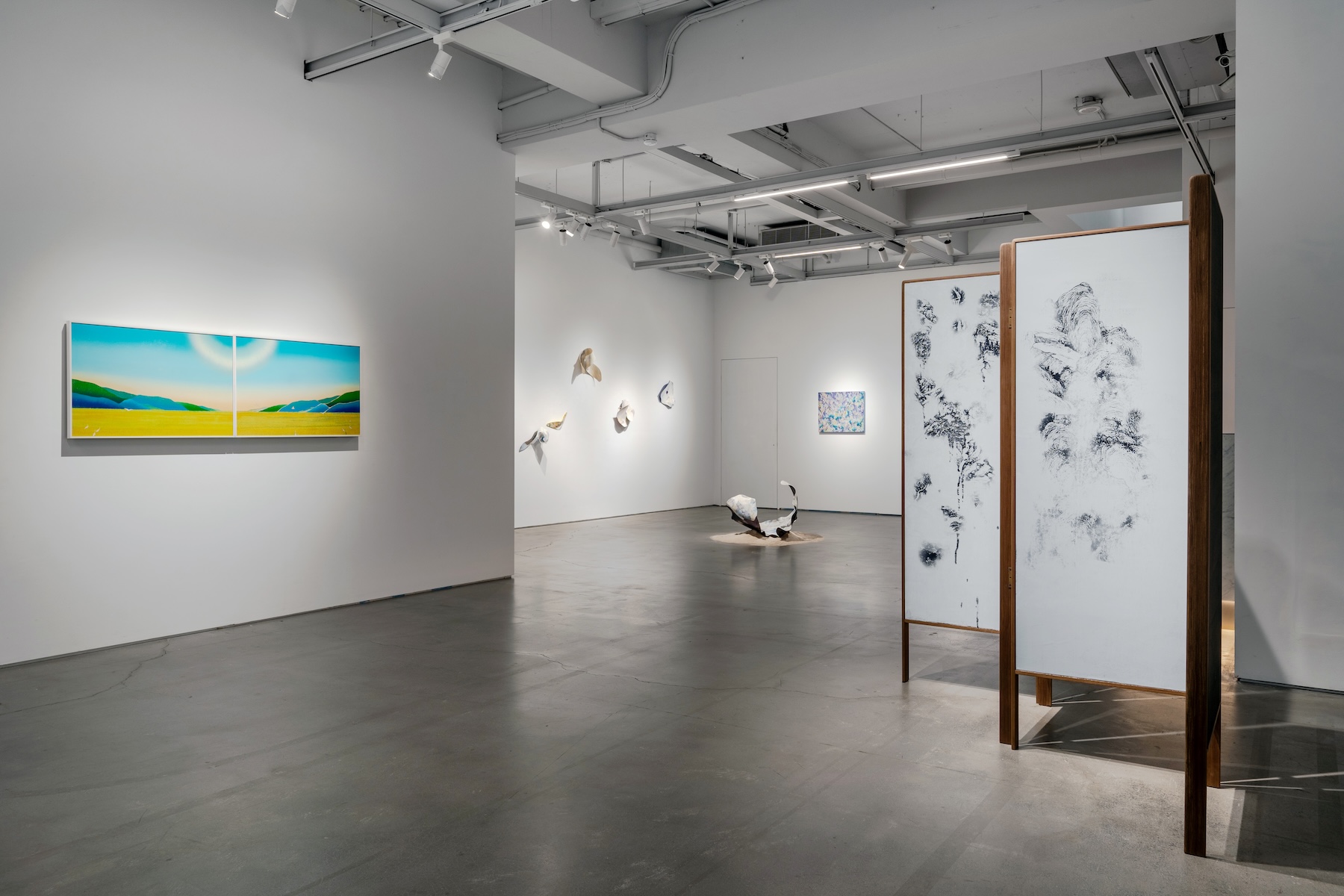 Exhibition installation view at Double Square Gallery, 2026