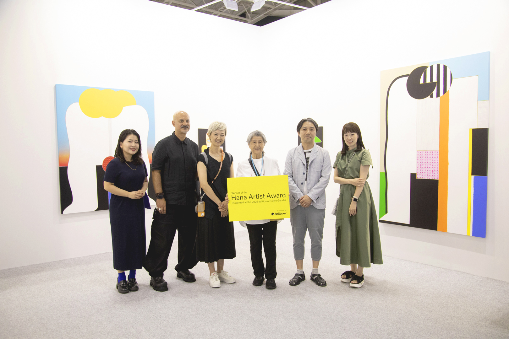 第3回Tokyo Gendai (2025) におけるHana Artist Awardの様子