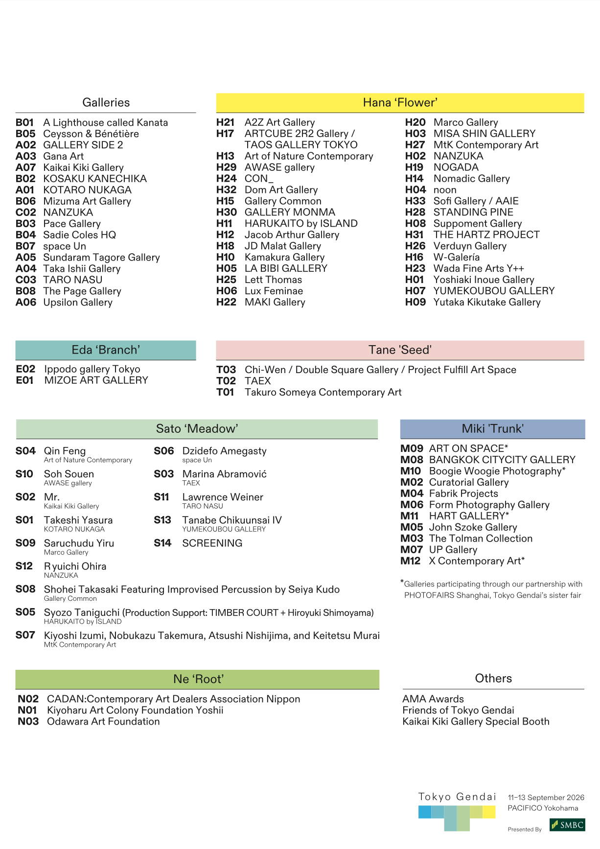 Exhibitor List 2026