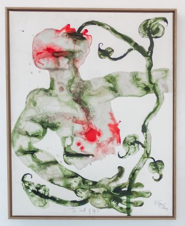Barthélémy Toguo《The Smell of Life V》2013
watercolor on paper
113 x 90 cm