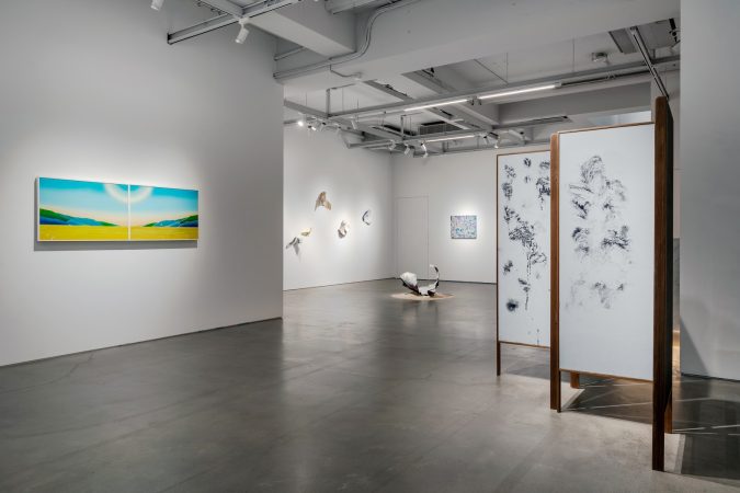 Exhibition installation view at Double Square Gallery, 2026