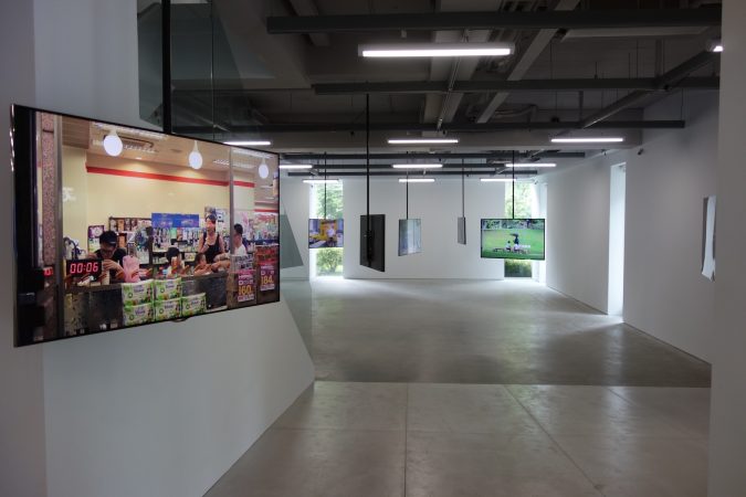 Installation view of Tsui Kuang-Yu's solo exhibition at Double Square Gallery, 2018
