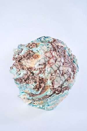 Kodai Ujjie《Hybrid Oribe & White Glaze Jar》（2026）Ceramic 38×37×35 cm $5,400
